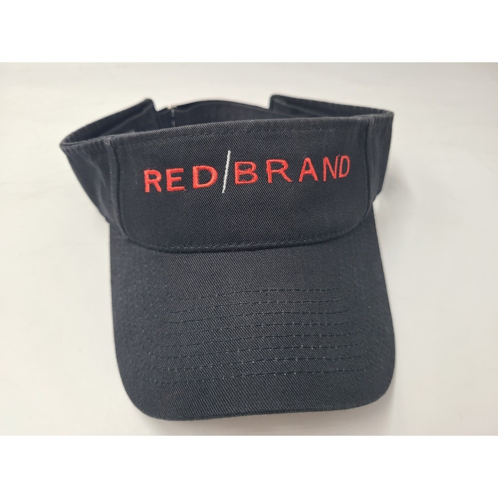 Red Brand‎ Drive Headwear Sun Golf Visor Strapback Adjustable Hat Cap Men Black